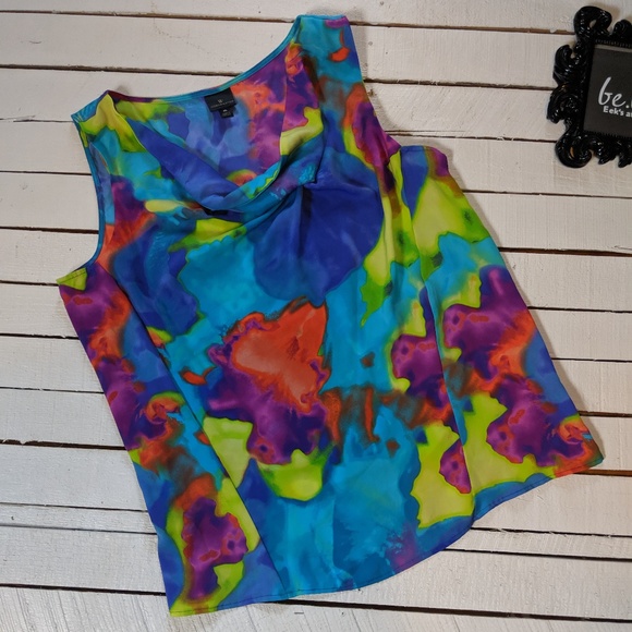 Worthington Tops - ~Worthington~ Sleeveless Tie-Dye Top (XL)
